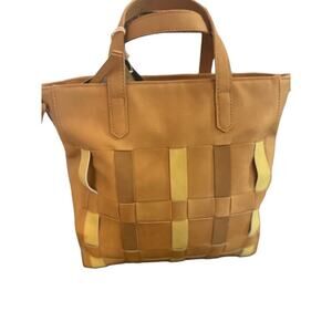 Universal Thread Womens Handbag Adjustable Handle Tan Tote Brown OS New